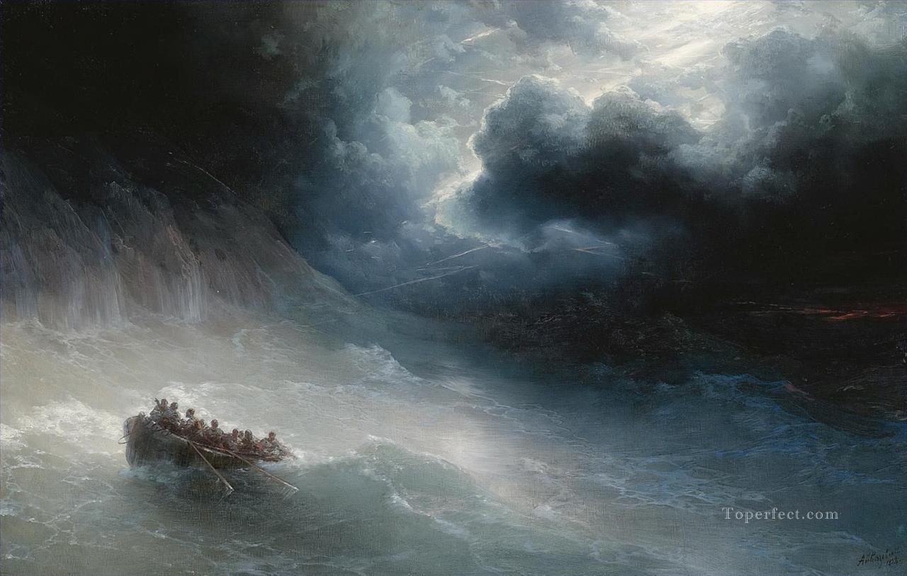 Ivan Aivazovsky la ira de los mares 1886 Marina Pintura al óleo